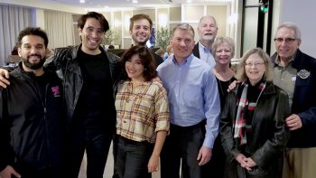 On Your Feet Cast in PNC Bank Donor Lounge
