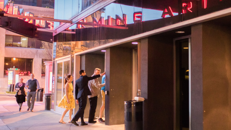 young professionals entering TPAC